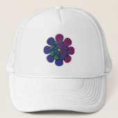 Casquette Fleur fractale (Devant)