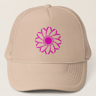 Casquette Fleur géométrique