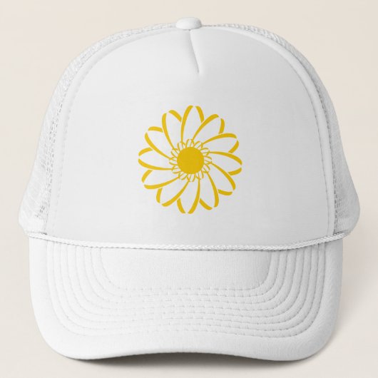Casquette Fleur géométrique (Devant)