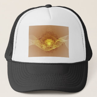 Casquette Fleur Lotus Or