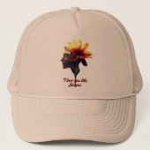Casquette Fleur Pétale Humaine Conception unique pour - (Devant)