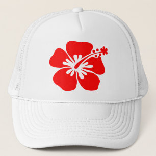 Casquette Fleur rouge de ketmie