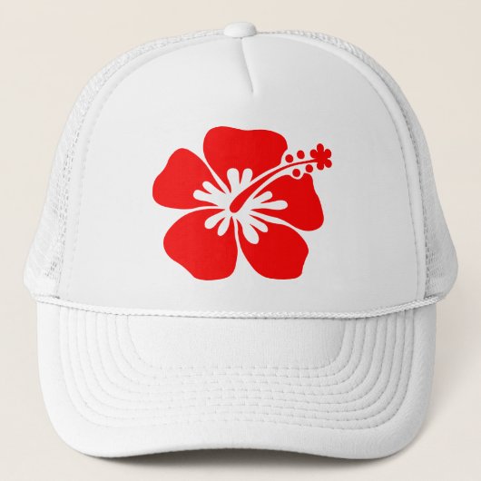Casquette Fleur rouge de ketmie (Devant)