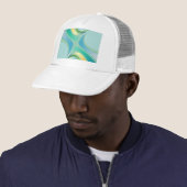 Casquette Fleurir - Art Fractal (En situation)