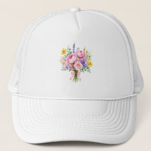 Casquette Fleurs