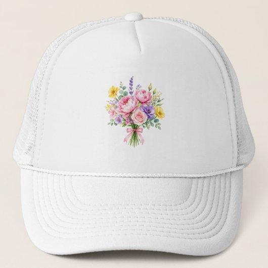 Casquette Fleurs (Devant)