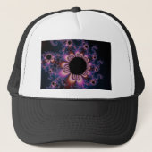 Casquette Fleurs de cactus - Fractal (Devant)