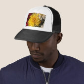 Casquette Fleurs de chrysanthème (En situation)