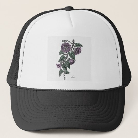 Casquette Fleurs de dentelle (Devant)