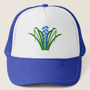 Casquette Fleurs de Jacinthe bleue Bébé Garçon Printemps