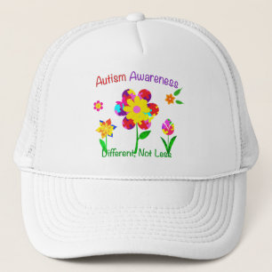 Casquette Fleurs de sensibilisations sur l'autisme