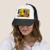 Casquette Fleurs de soleil (En situation)