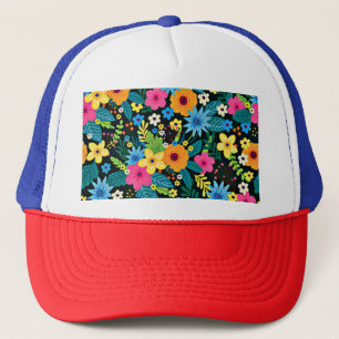 Casquette Fleurs Ditsy Vibrantes Motif Floral-43785