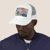 Casquette Fleurs et ballons (En situation)