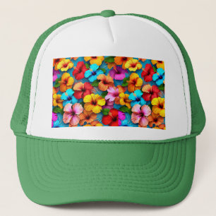 Casquette Fleurs florales multicolores Motif-4455
