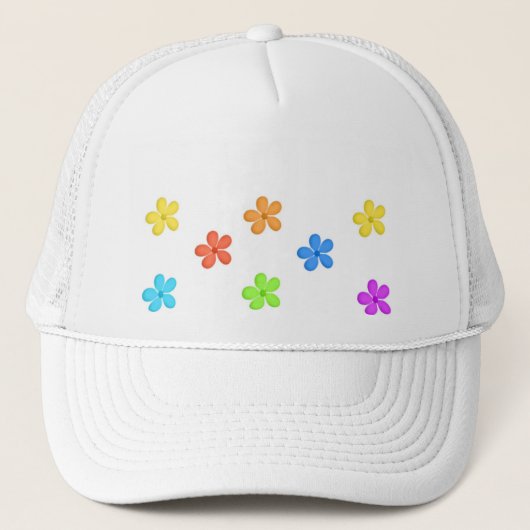 Casquette Fleurs peintes (Devant)