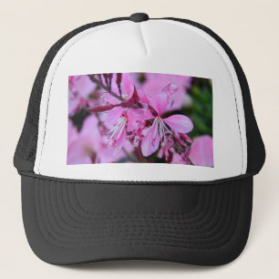 Casquette Fleurs roses