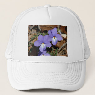 Casquette Fleurs Sauvages Violette à Pieds d'Oiseau III Cade