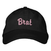 Casquette Flirté Brodé Brat (Devant)