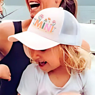 Casquette Floral Matching maman fille