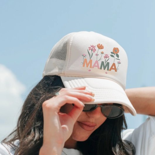 Casquette Floral Matching maman fille