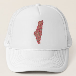 Casquette Floral Palestine carte la liberté artistique pour 