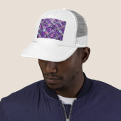 Casquette Floral pourpre (En situation)