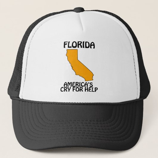 Casquette Floride - L'appel à l'aide de l'Amérique (Devant)