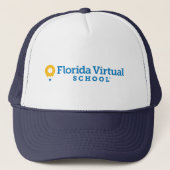 Casquette Floride Virtual School Trucker Chapeau, Marine (Devant)