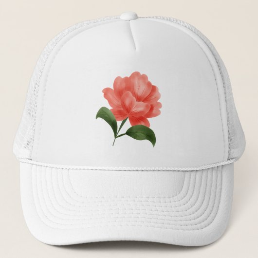 Casquette flower Mandala art (Devant)