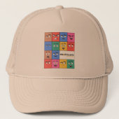 Casquette Flux d'émotions orageuses (Devant)
