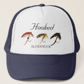 Casquette Fly Fish Lake Trout Flies Fishermen Flyfishing Hat (Devant)