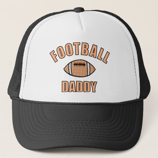 Casquette Football Daddy Dessin Et Texte (Devant)