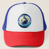 Casquette Footballeur de l'espace Astronaute (Devant)