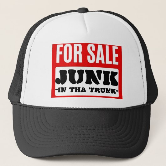 CASQUETTE FOR SALE: JUNK IN THA TRUNK (Devant)