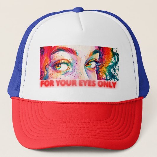 CASQUETTE FOR YOUR EYES ONLY (Devant)