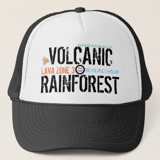 CASQUETTE FORÊT DE PLUIE VOLCANIQUE (Devant)