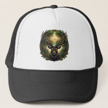 Forêt Majestueuse Cerf Nature Art Faune
