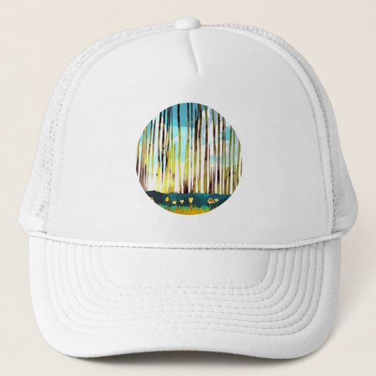 Casquette Forêt matinale (Devant)