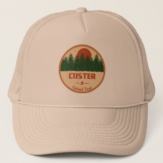 Casquette Forêt nationale de Custer (Devant)