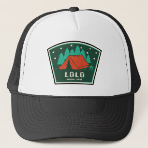 Casquette Forêt nationale de Lolo Camping Montana