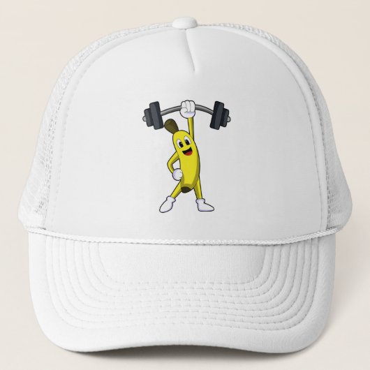 Casquette Formation Banana at Strength avec Barbell (Devant)