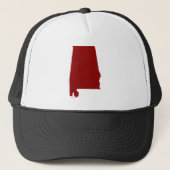 Casquette Forme d'Alabama rouge foncé (Devant)