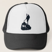 Casquette Forme d'île de BI d'Île de Block (Devant)