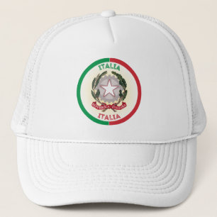 Casquette Forme du cercle d'emblème national de l'Italie
