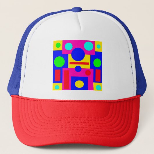 Casquette Formes géométriques colorées (Devant)