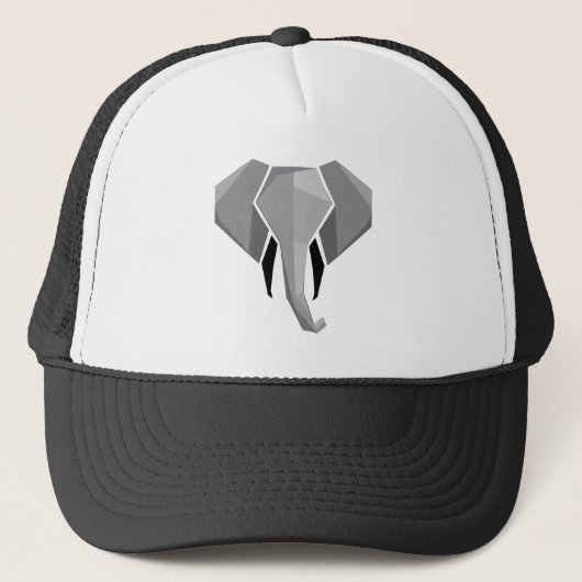Casquette Formes simples Géométrie Tête d'éléphant (Devant)