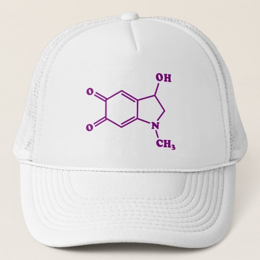 Casquette Formule chimique moléculaire adrénochrome (Devant)