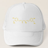 Casquette Formule chimique moléculaire de curcumin curcumin  (Devant)
