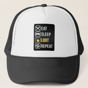Casquette Fortnite mangent la répétition de butin de somme